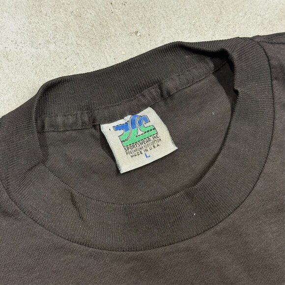 Vintage 90s Burden of Proof Boxing Promo Tee Single Stitch THRASHED USA Large - Picture 7 of 12